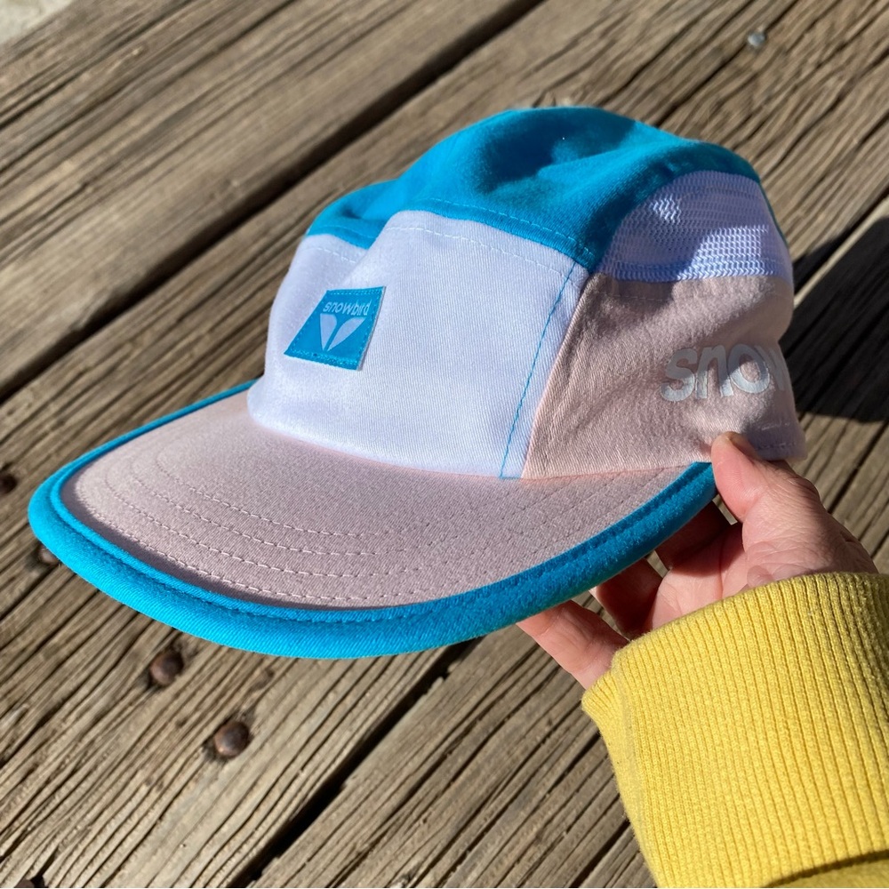 Snowbird Wings 5-Panel Hat Cap Strap Back Ski Resort Golf Running Tennis New